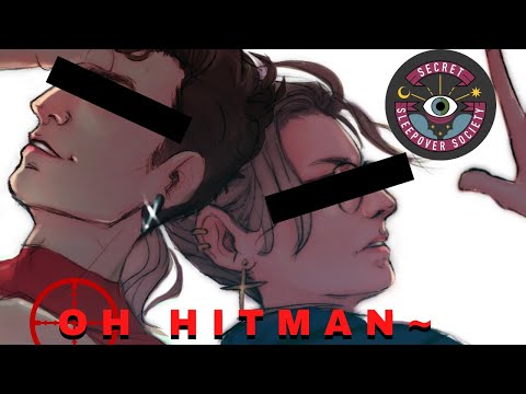 Redrawing Jacob and Julia Drawfee as their "Hitman-sonas" from Secret Sleepover Society