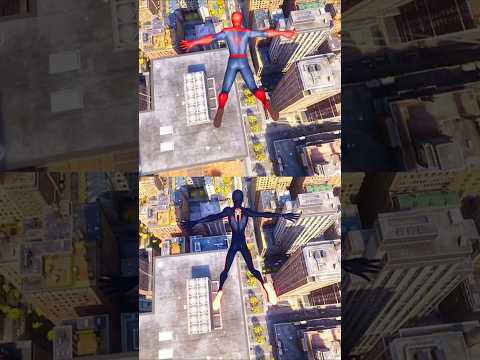 Peter Parker vs Miles Morales Fall Damage - Spider-Man 2 PS5