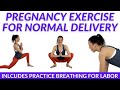 Pregnancy Exercise For Normal Delivery Easy Labor Vaginal Birth Natural Birth Preparation