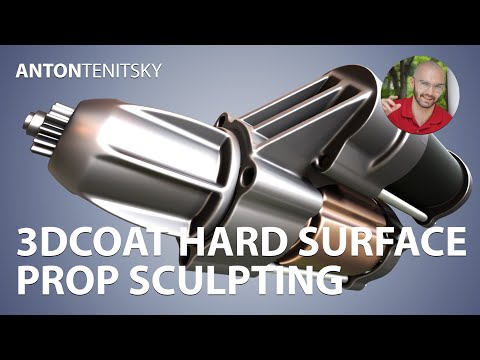 Photo - 3DCoat Hard Surface Prop Sculpting | Sənaye dizaynı - 3DCoat
