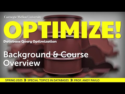 01 Sql Optimization Background Cmu Optimize