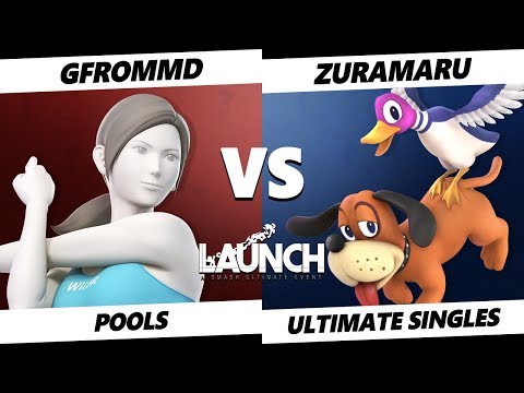 Smash Ultimate Tournament - GFromMD (Wii Fit Trainer) Vs. Zuramaru (Duck Hunt) - Launch 2 Pools