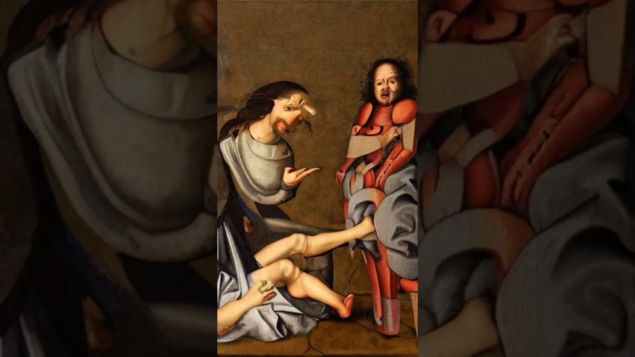 generating a medieval tourettic scene with stable diffusion