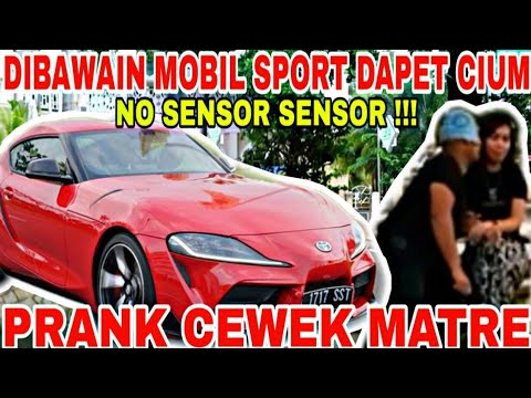 PRANK CEWE MATRE !!!  AWALNYA DI USIR DI BAWAIN MOBIL DAPET CIYUMMM !!!! KLEPEK KLEPEK
