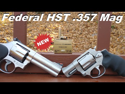 SIG vs MAG!....357 V-Crown vs Federal HST Self-Defense AMMO Ballistic Gel Test!
