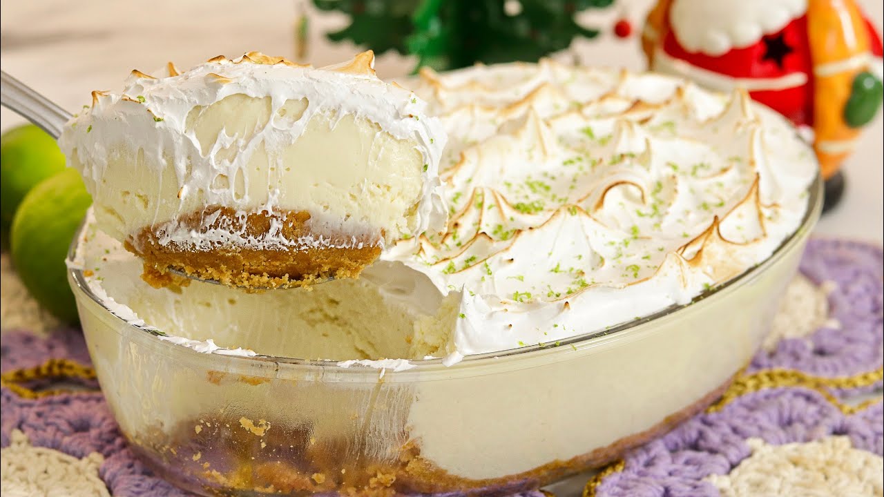 Torta cremosa mousse de limão trufada na travessa | SEM GELATINA E SEM CHANTILLY | Rafael Freitas