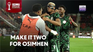 Nigeria vs Mozambique: Victor Osimhen gets his brace in the Round of 16 | AFCON 2025 Highlights