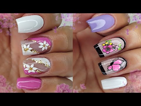 2 HERMOSOS MODELOS DE UÑAS  PARA MANOS 💅😍#nailart