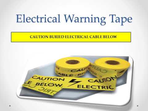 Electrical Cable Warning Tape