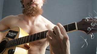 Death In June - Little Black Angel (Acoustic guitar cover)