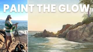 Capturing That Golden, Backlit Glow (Watercolor Plein Air Demo)
