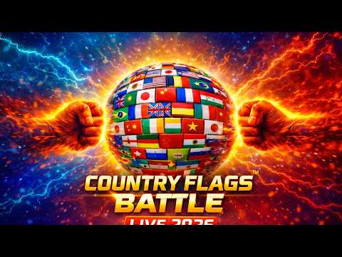🌍 Reto de Banderas EN VIVO 🚩 | Batalla Global de Países