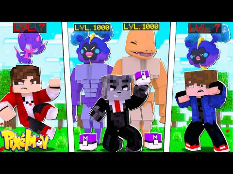 Meus Amigos foram Trollados com os novos Pokémon PERFEITOS em Pokemon em Trio no Minecraft