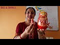 CONCEPT OF BIG AND SMALL FOR NURSERY