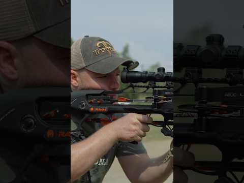 Shooting Golf Tee’s at 80 Yards🔥 Ravin R26X is a monster crossbow‼️🤯 #hunting #bowhunting