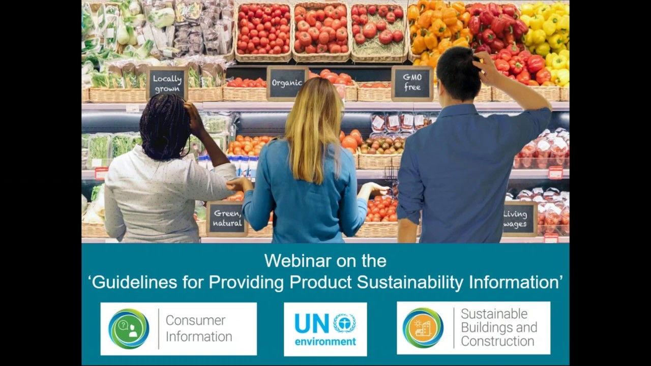 Webinar: Guidelines for Providing Product Sustainability Information - Buildings and Construction
