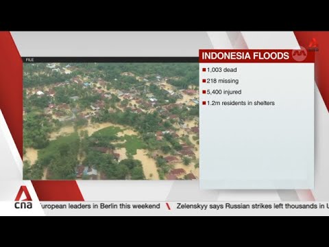 Indonesia floods: Rescuers say death toll has crossed 1,000; more than 200 remain missing