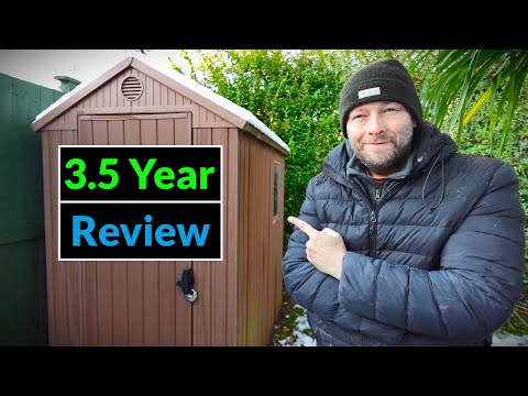 Keter Darwin 6x4 Shed Review (After 3.5 Years) Are Plastic Sheds Better than Wood?