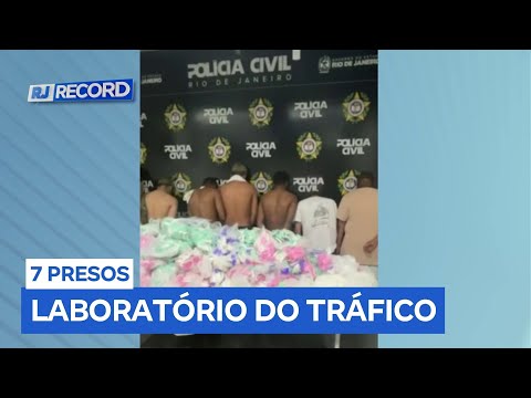 Operação policial em Rio das Ostras (RJ) desarticula laboratório de drogas