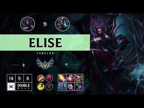 Elise Jungle vs Ekko - KR Challenger Patch 14.12