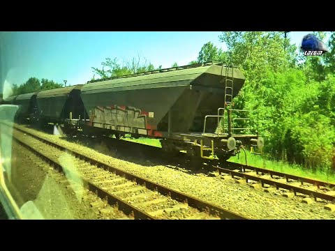 Călătorie cu Trenul prin Gara Porumbești  🚅 Train Ride Through Porumbești Station - 18 May 2022