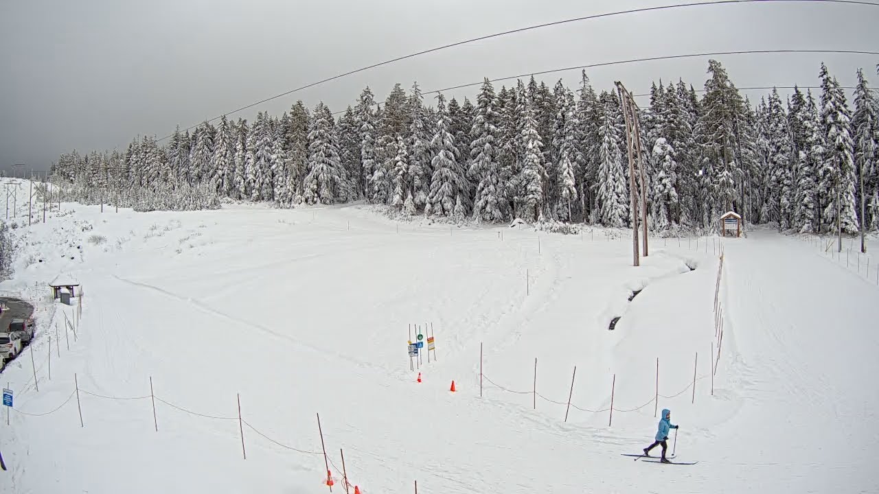 Live webcam view of Nordic Ski Area at Cypress Mountain