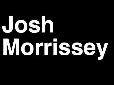 How to Pronounce Josh Morrissey Winnipeg Jets NHL 2013 Draft Pick Hockey Player