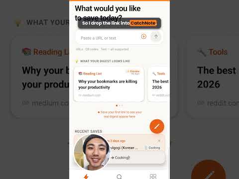 CatchNote: AI Bookmark Notes