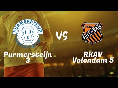 Purmersteijn 3 - RKAV Volendam 5 | Competitiewedstrijd