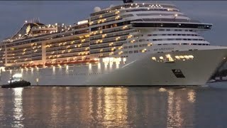MSC Splendida a caminho da Argentina