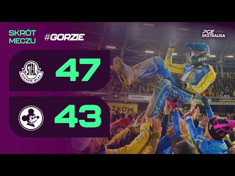 Speedway. Żużel. Mecz: Deszczowe derby dla Stalowców (skrót #GORZIE 47:43, 04.05.2025)