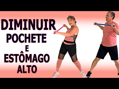 Reduce Belly Fat Using Just a Broomstick, Exercises for All Levels (Video 1555)