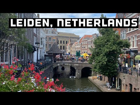 LEIDEN, NETHERLANDS - Walking tour