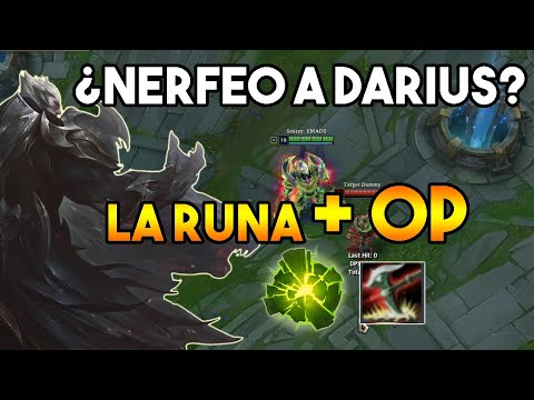 🧐¡LA RUNA CLAVE QUE NADIE JUEGA CON DARIUS!🧐 NERF AL CONQUEROR PATCH 10.13 | SnazzyLOL