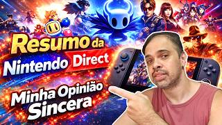 Resumo da Primeira Nintendo Direct do ano ! Vários Jogos Anunciados pra Nintendo Switch 2 ! Ruim ?