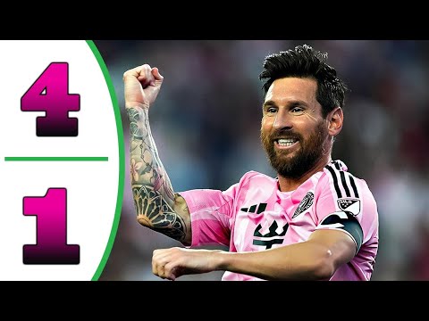 Messi STRIKES Again! 🔥 Inter Miami DESTROY NY Red Bull 4–1 | HIGHLIGHTS