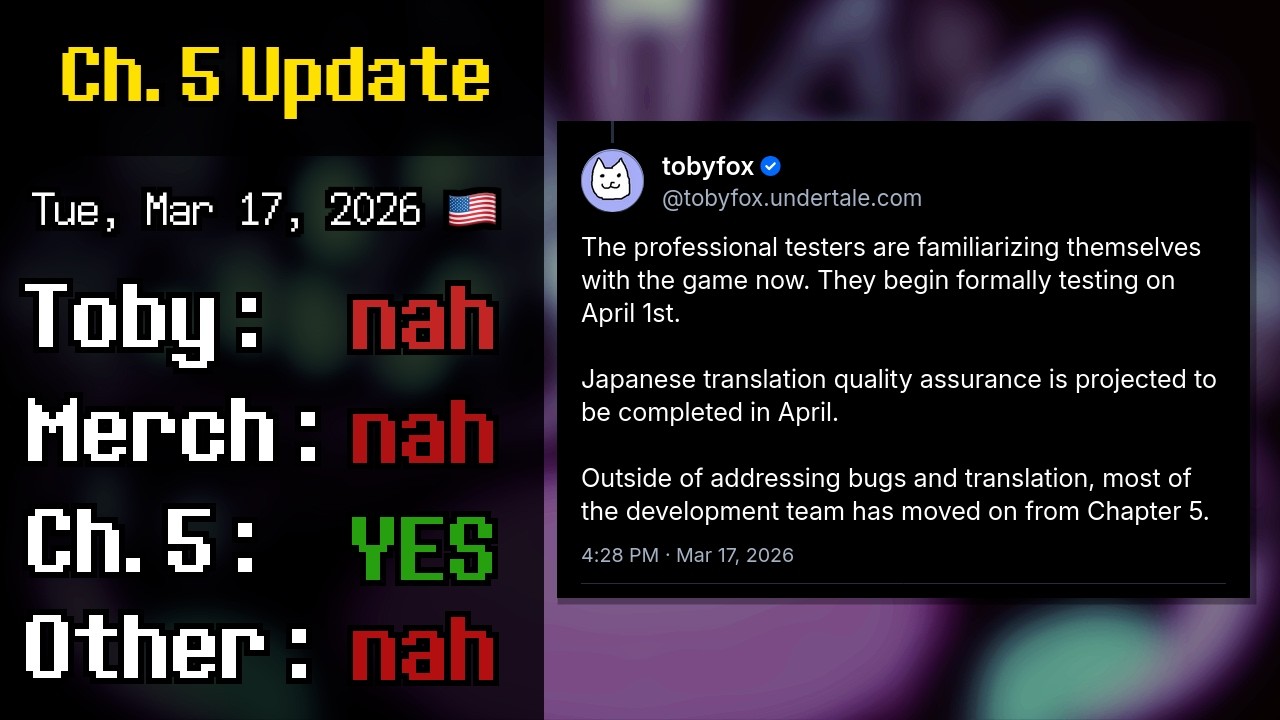 Chapter 5 progress update! | UTDR News EP 7