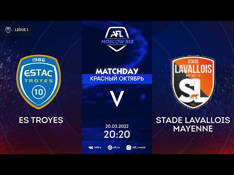 AFL22. France. Ligue 1. Day 2. ES Troyes - Stade Lavallois Mayenne