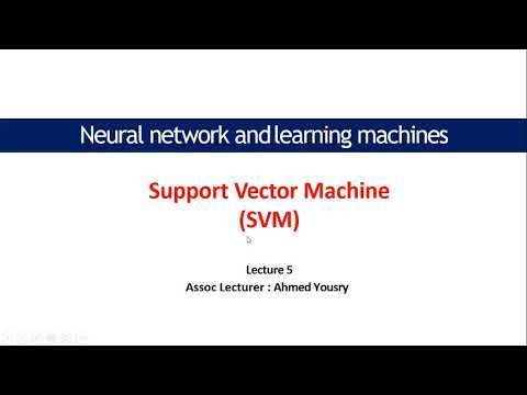 Lecture 5: Support Vector Machine Part 1
