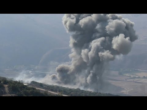 Heavy smoke rises over ruins after Israeli strikes on south Lebanon | AFP