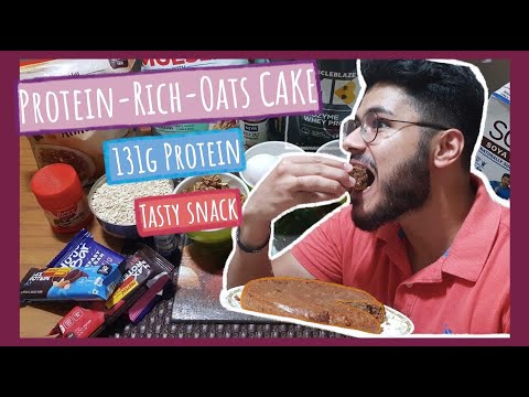 Protein-Rich-Oats CAKE I 131g Protein I NO ADDED SUGAR I Without oven/microwave