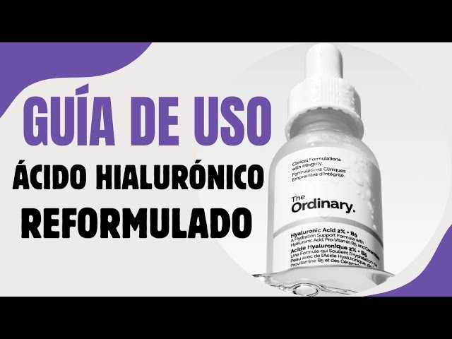 Vídeo relacionado con The Ordinary Hyaluronic Acid 2% + B5 (with Ceramides), Ácido hialurónico + B5 (con Ceramidas), Sérum hidratante multidimensional para una piel más suave y tersa, 30 ml