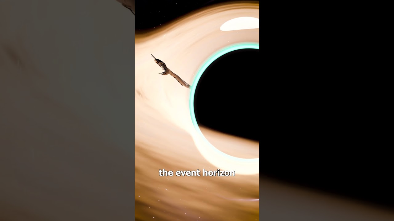 Falling Into A Black Hole 😮