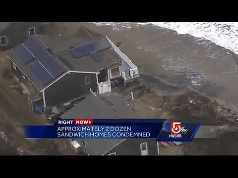 Dozens of homes condemned on Cape Cod due to nor'easter