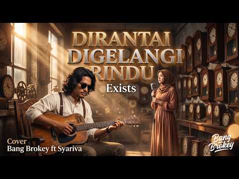 DIRANTAI DIGELANGI RINDU - EXISTS | Lyric Video Cover Bang Brokey ft Syariva