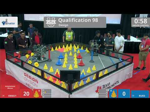 2018 VEXU Design Q98 - SNNU1 vs RUR3 - 20 to 29