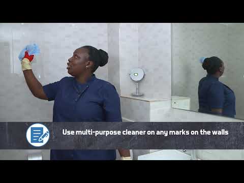 Housekeeping - Level 3 - Cleaning of the bathroom and mop & vacuum the guest room