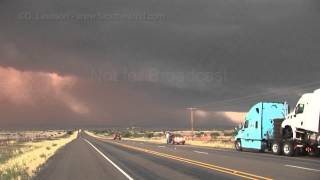preview picture of video 'Supercell, Hail & High Winds in Guthrie, TX. May 30, 2012'