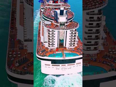 Thumbnail for MSC Seascape cruise ship rear view