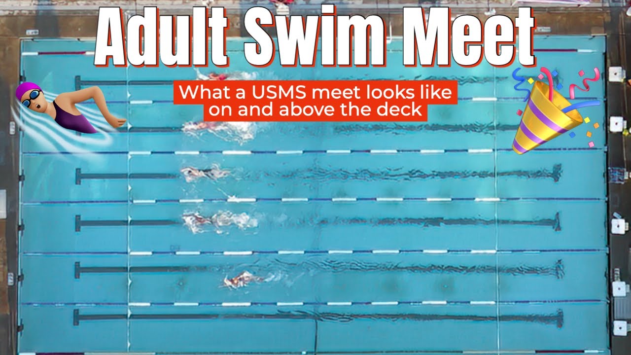 What an adult #swimmeet looks like on and above the deck (hint: there are a lot of smiles) 😀 🏊‍♂️